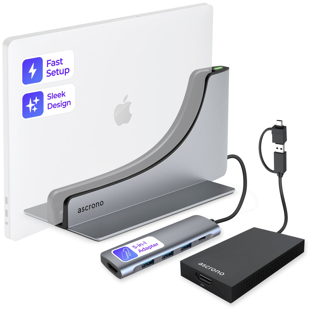 Ascrono vertical MacBook docking station, photo 8 of 18