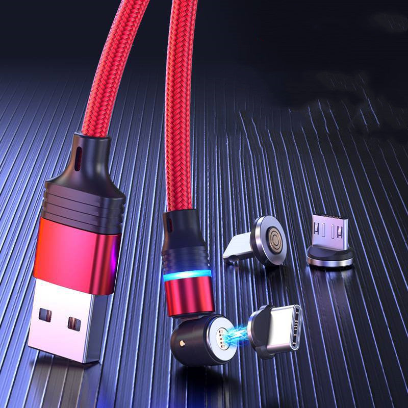 540° Cable™ – Rotating Magnetic Fast Charging Cable (Universal)