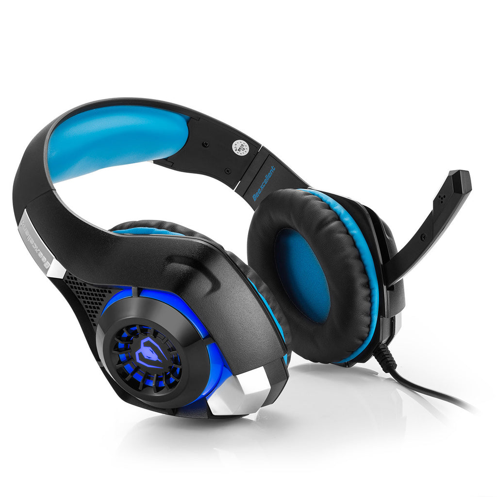 Pro Gaming Headset™ – Deep Bass Stereo w/ Mic & LED (PS4/PC)