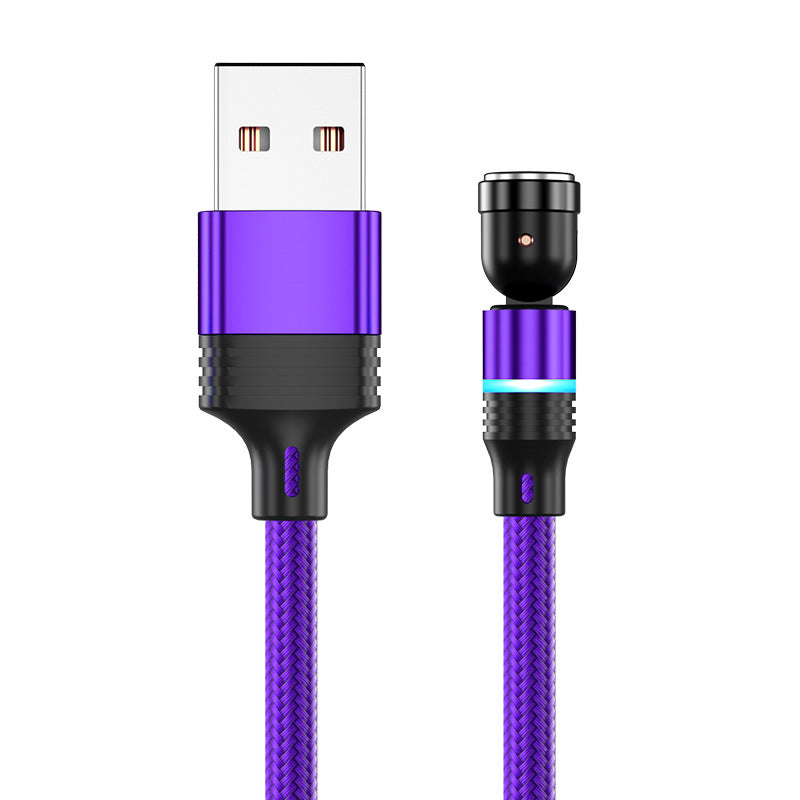 540° Cable™ – Rotating Magnetic Fast Charging Cable (Universal)