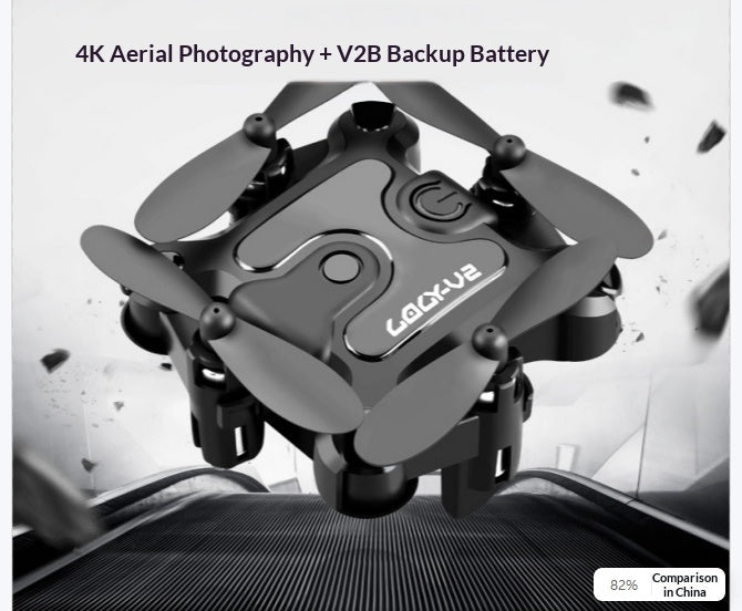 Mini Drone™ – Foldable HD Camera Drone w/ WiFi (Altitude Hold)