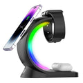 ⚡ ChargeHub Aura 4-in-1™ – Magnetic RGB Charging Station