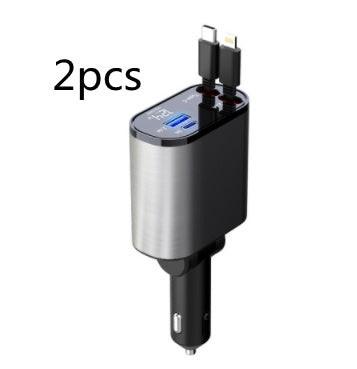 FlexPro™ – Retractable Fast Car Charger (86W)
