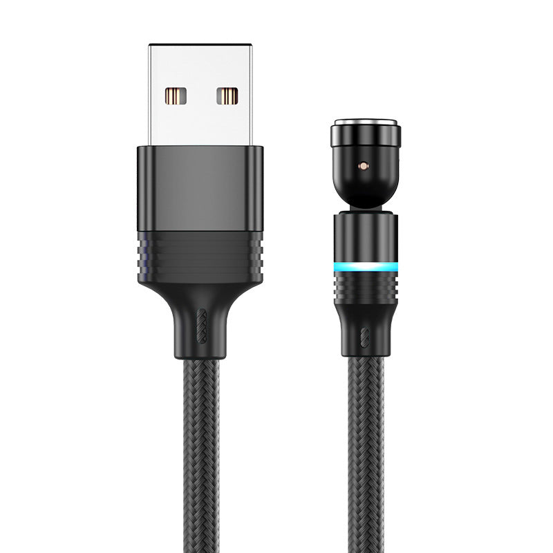 540° Cable™ – Rotating Magnetic Fast Charging Cable (Universal)