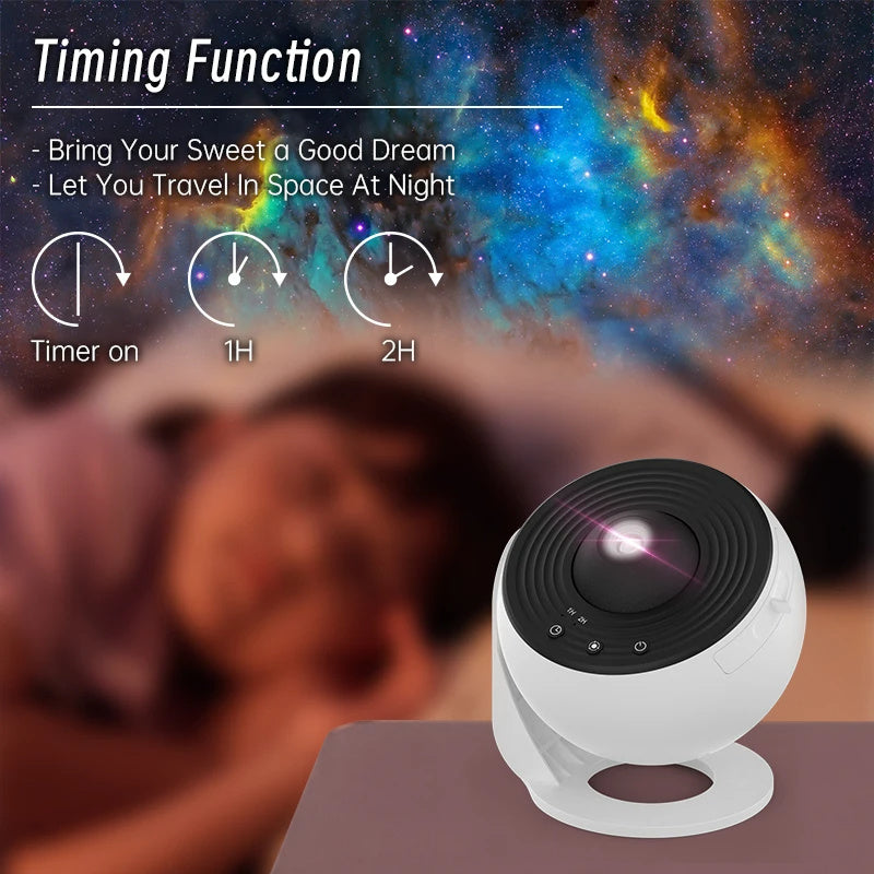 Galaxy Planetarium™ – 12-in-1 HD Star Projector (Room Experience Light)