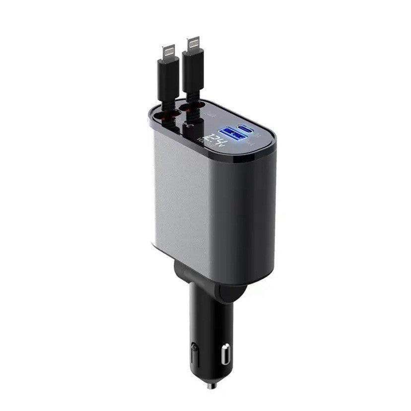 FlexPro™ – Retractable Fast Car Charger (86W)
