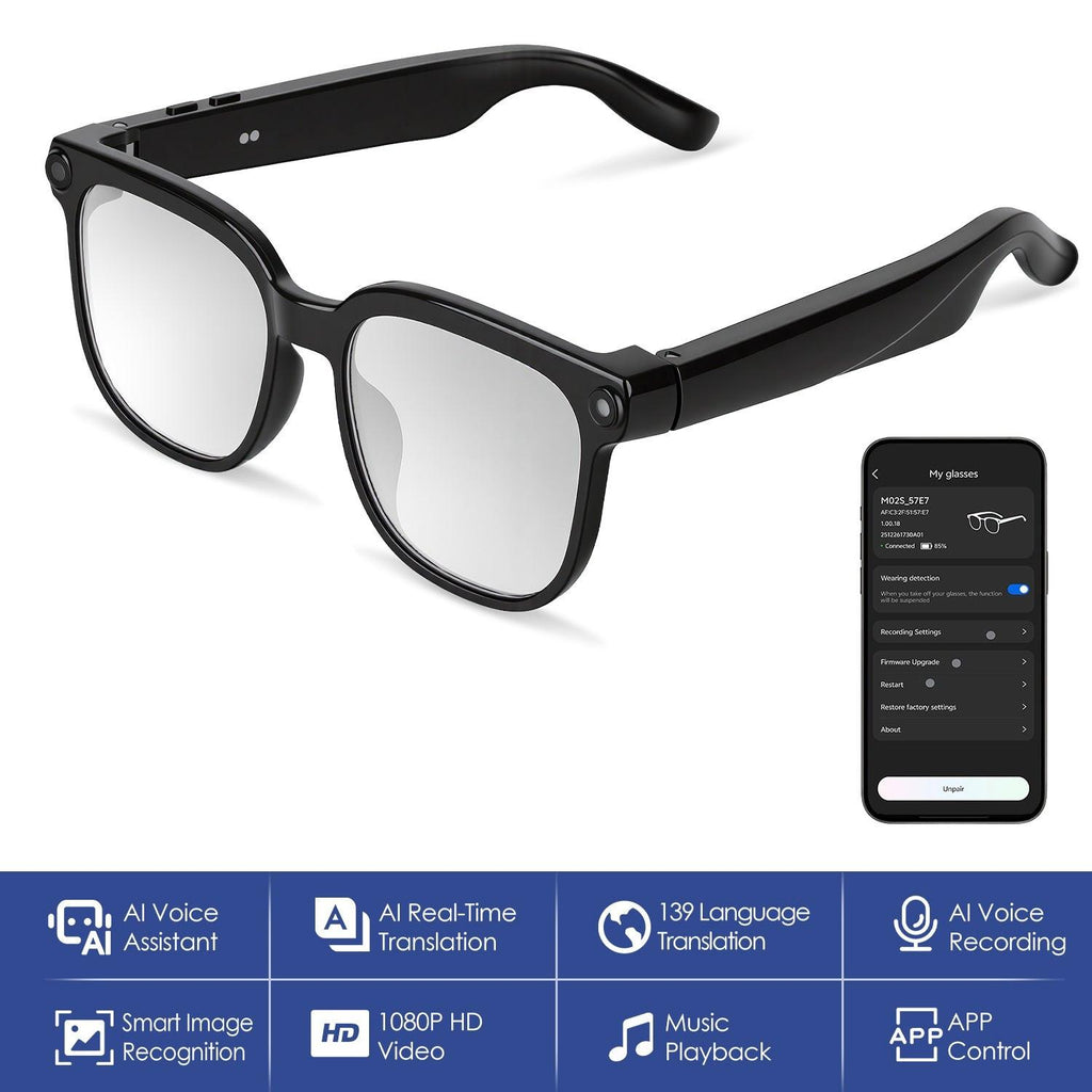 DashVision AI Smart Glasses™ – Camera, Translation &amp; Voice Assistant