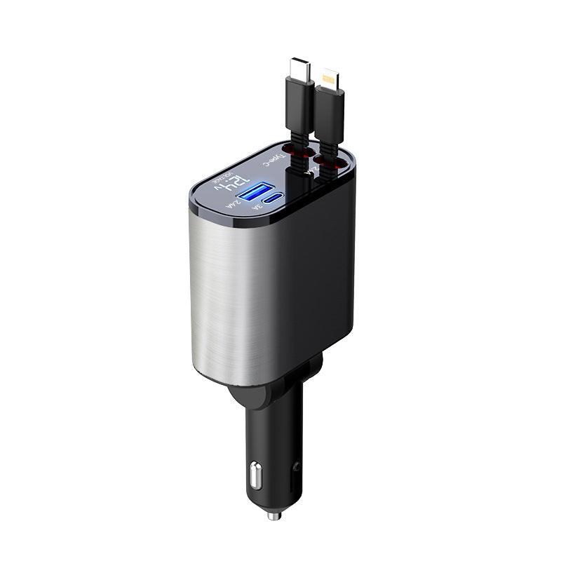 FlexPro™ – Retractable Fast Car Charger (86W)